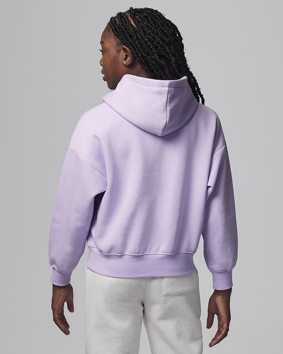 Jordan Fundamentals Big Kids Pullover Hoodie. Nike